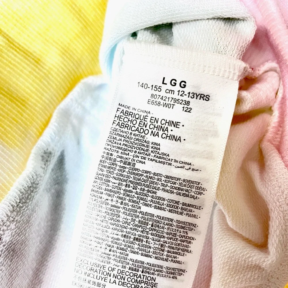 NWT LEVI’S girl’s tie dye zip hoodie - Picture 7 of 7